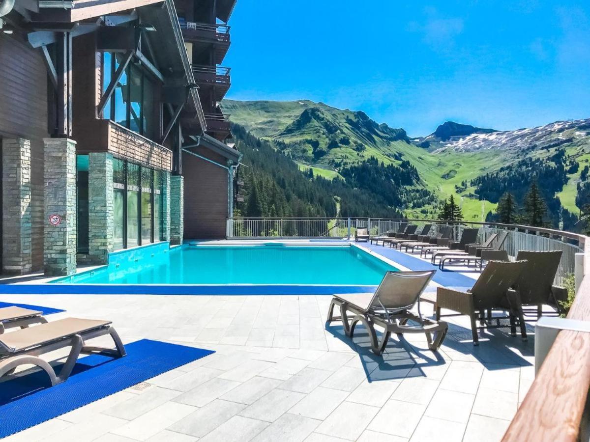 Premium Nature Retreat Flaine: Heated Pool, Spa & Fitness Exterior photo