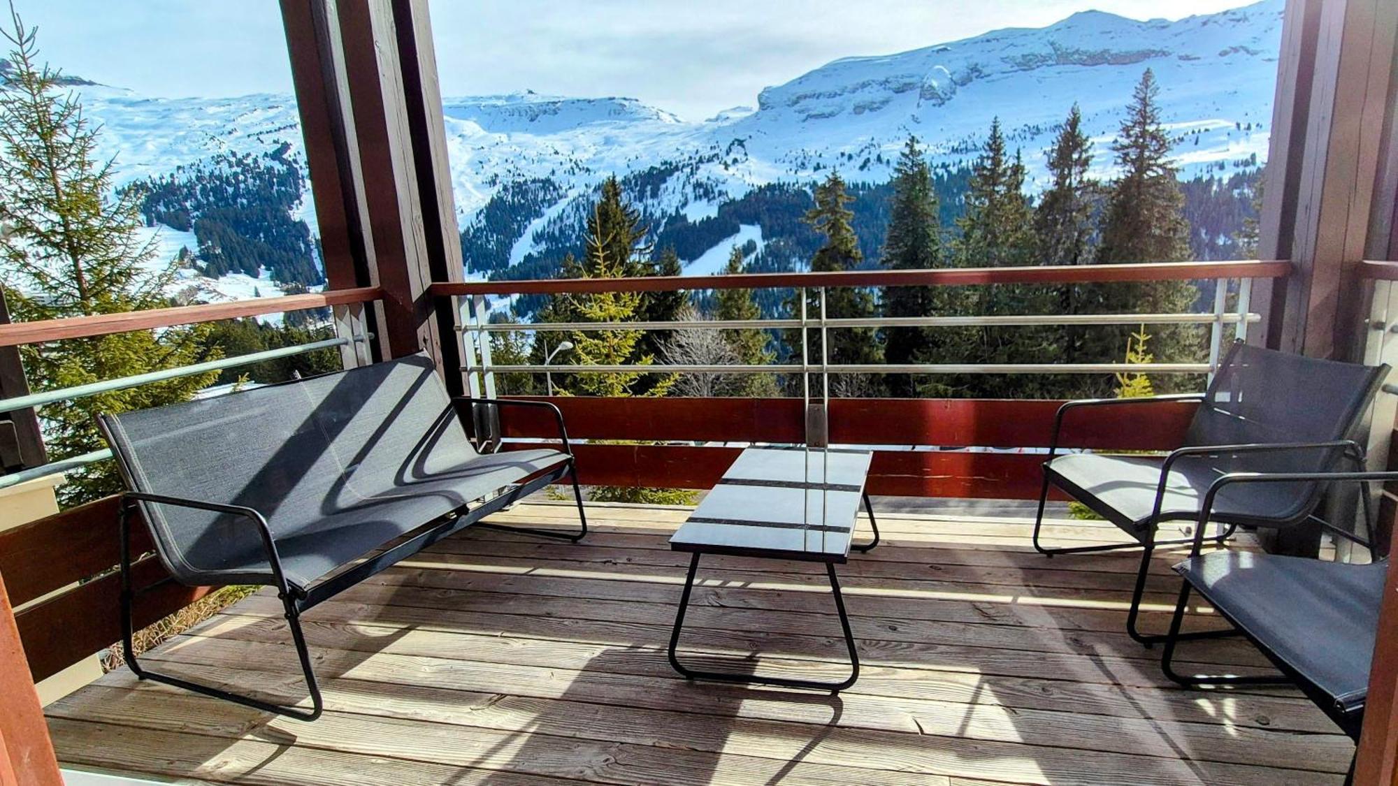 Premium Nature Retreat Flaine: Heated Pool, Spa & Fitness Exterior photo